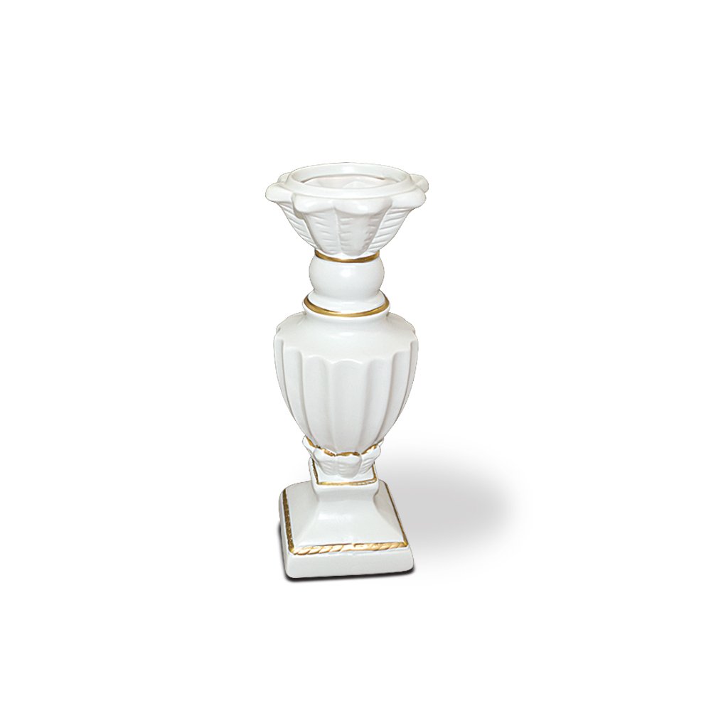 VASO CASTIÇAL BRANCO