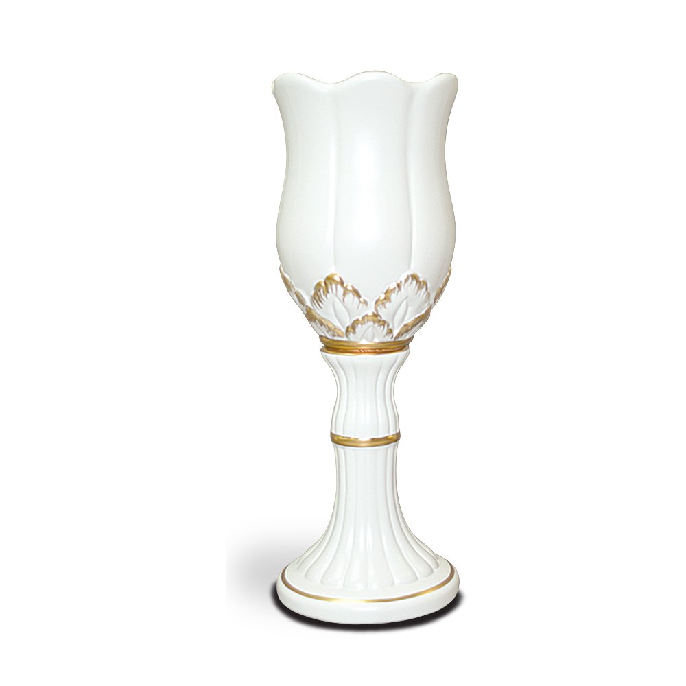 VASO FLORAL M BRANCO